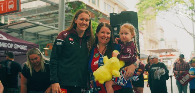 Fans turn out in force for Maroons