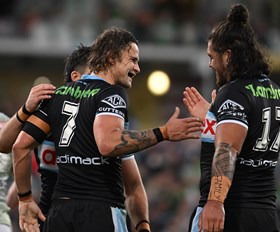 Shark attack: Cronulla dominate Raiders in Canberra